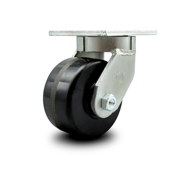 6 Inch Extra Heavy Duty Phenolic Wheel Swivel Top Plate Caster